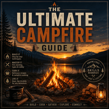 The Ultimate Campfire Guide – fire building, safety and outdoor cooking skills for campers and hikers